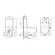 ABBER Bequem Унитаз AC1110T компакт белый, безободковый, смыв торнадо AC1110T - фото 344973