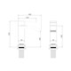ABBER Wasserfall Смеситель AF8610SP для раковины, сатин AF8610SP - фото 345200