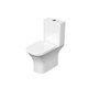 AQUATEK Optima Square Унитаз напольный, безободковый 665x345x775, крышка-сиденье дюропласт, легкосъемное с микролифтом, белый AQ4411-00 - фото 345842