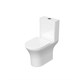 AQUATEK Optima Унитаз напольный, безободковый 665x345x775, крышка-сиденье дюропласт, легкосъемное с микролифтом, белый AQ4412-00 - фото 345850
