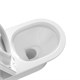 AQUATEK Optima Унитаз напольный, безободковый 665x345x775, крышка-сиденье дюропласт, легкосъемное с микролифтом, белый AQ4412-00 - фото 345855