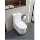 AQUATEK Optima Plus Унитаз напольный, безободковый, система смыва торнадо, 620x355x790, крышка-сиденье дюропласт, легкосъемное с микролифтом, белый AQ4452-00 - фото 345873