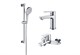 AQUATEK Lugano Душевой комплект наружнего монтажа SET 3 в 1 (AQ1710CR +AQ1740CR +AQ2022CR ), хром AQ1730CR - фото 345978