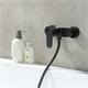 AQUATEK Nika Душевой комплект наружнего монтажа SET 3 в 1 (AQ1810MB + AQ1860MB + AQ2017MB ), черный матовый AQ1831MB - фото 346096