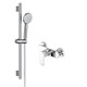 AQUATEK Nika Душевой комплект наружнего монтажа SET 2 в 1 (AQ1860CR + AQ2017CR ), хром AQ1832CR - фото 346105