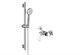 AQUATEK Nika Душевой комплект наружнего монтажа SET 2 в 1 (AQ1860CR + AQ2017CR ), хром AQ1832CR - фото 346108
