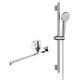 AQUATEK Nika Душевой комплект наружнего монтажа SET 2 в 1 (AQ1842CR + AQ2017CR ), хром AQ1833CR - фото 346141
