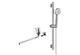 AQUATEK Nika Душевой комплект наружнего монтажа SET 2 в 1 (AQ1842CR + AQ2017CR ), хром AQ1833CR - фото 346144