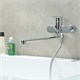 AQUATEK Nika Душевой комплект наружнего монтажа SET 2 в 1 (AQ1842CR + AQ2017CR ), хром AQ1833CR - фото 346149