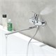 AQUATEK Nika Душевой комплект наружнего монтажа SET 2 в 1 (AQ1842CR + AQ2017CR ), хром AQ1833CR - фото 346151
