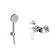 AQUATEK Nika Душевой комплект наружнего монтажа SET 2 в 1 (AQ1860CR +AQ2030CR), хром AQ1834CR - фото 346177