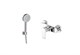AQUATEK Nika Душевой комплект наружнего монтажа SET 2 в 1 (AQ1860CR +AQ2030CR), хром AQ1834CR - фото 346180