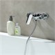 AQUATEK Nika Душевой комплект наружнего монтажа SET 2 в 1 (AQ1860CR +AQ2030CR), хром AQ1834CR - фото 346187