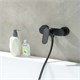 AQUATEK Nika Душевой комплект наружнего монтажа SET 2 в 1 (AQ1860MB +AQ2030MB), черный матовый AQ1834MB - фото 346201