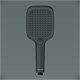 AM.PM Func Ручной душ  3 ф-ции 103х257мм, черный F028F022 - фото 346922