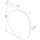AM.PM X-Joy Зеркало универсальное с контурной LED-подсветкой, ИК- сенсором, 70 см M85MOX50701WG - фото 346969