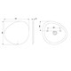 AM.PM X-Joy Зеркало универсальное с контурной LED-подсветкой, ИК- сенсором, 70 см M85MOX50701WG - фото 346976