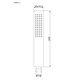 AQUAme Savona Лейка латунная, черный матовый AQM8512MB - фото 347356