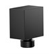 AQUAme Savona Выход из стены, черный матовый AQM8713MB - фото 347440