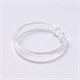 IDDIS Набор колец для шторы в ванную комнату Transparent (RID010P) ,цвет белый RID010P - фото 347610