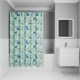 IDDIS Штора для ванной 200x180 см, Полиэстер (BP03P18i11) ,цвет зеленый BP03P18i11 - фото 347870