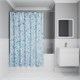 IDDIS Штора для ванной Base 200x180 см, Полиэстер (BX02P18i11) ,цвет голубой BX02P18i11 - фото 347893