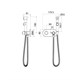 IDDIS Гигиенический душ Axes (AXESBRBi08), хром AXESBRBi08 - фото 347944