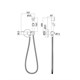 IDDIS Гигиенический душ Axes (AXESBR0i08), хром AXESBR0i08 - фото 347946