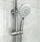 IDDIS Ray Душевой гарнитур с верхней лейкой белый (SW3Fi76) RAYSW3Fi76 - фото 348024