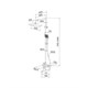 IDDIS Parker Душевая система с тропическим душем и изливом (PARBL3Fi06) PARBL3Fi06 - фото 348139