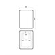 IDDIS Зеркало с подсветкой и термообогревом Cloud X 60 см (CLX60T0i98) CLX60T0i98 - фото 348399