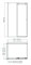 WASSERKRAFT Vils 56R07 Душевой уголок прямоугольный, размер 120х90 см, стекло прозрачное 8 мм - фото 34871