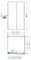 WASSERKRAFT Rhin 44S19 Душевой уголок квадратный, размер 100х100 см, стекло прозрачное 6 мм, профиль белый - фото 34874