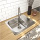 IDDIS Мойка кухонная 585*485 Strit S (STR58SDi77) STR58SDi77 - фото 348773