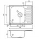 IDDIS Мойка кухонная 585*485 Strit S (STR58SDi77) STR58SDi77 - фото 348774