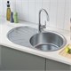 IDDIS Кухонная мойка 770*480, Suno S (SUN77SDi77) SUN77SDi77 - фото 348776