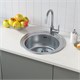 IDDIS Мойка врезного монтажа с сифоном Suno S, нерж. сталь, шелк, D505 (SUN50S0i77S) SUN50S0i77S - фото 348900
