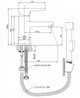 IDDIS Смеситель для раковины с гигеническим душем Sena (SENSB00i08) SENSB00i08 - фото 348987