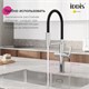 IDDIS Смеситель для кухни с каналом для фильтрованной воды и гибким изливом Ikon хром (IKNSBFFi05) IKNSBFFi05 - фото 349089