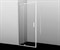 WASSERKRAFT Neime 19P18 Душевой уголок прямоугольный, размер 90х100 см, стекло прозрачное 6 мм, профиль белый - фото 34909