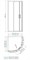 WASSERKRAFT Lippe 45S00 Душевой уголок сектор, размер 80х80 см, стекло прозрачное 6 мм - фото 34916