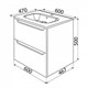 IDDIS Тумба с раковиной Edifice 60 подвесная белая (EDI60W0i95K) EDI60W0i95K - фото 349189