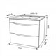 IDDIS Тумба с раковиной Cloud 60 подвесная белая (CLO60W0i95K) CLO60W0i95K - фото 349226