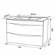 IDDIS Тумба с раковиной Cloud 80 подвесная белая (CLO80W0i95K) CLO80W0i95K - фото 349230