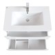 IDDIS Тумба с раковиной Cloud белая, 80 см (CLO80WFi95K) CLO80WFi95K - фото 349285