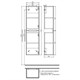 IDDIS Пенал подвесной, 40 см, светло-серый, Edifice, (EDI40L0i97) EDI40L0i97 - фото 349342
