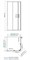WASSERKRAFT Main 41S03 Matt glass Душевой уголок, квадрат, матовое стекло, размер 90х90 см, стекло прозрачное 6 мм - фото 34955