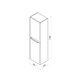 IDDIS Пенал подвесной Edifice 35 см белый (EDI35W0i97) EDI35W0i97 - фото 349592