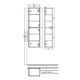 IDDIS Пенал подвесной Aiger 40 см, белый (AIG40W0i97) AIG40W0i97 - фото 349632