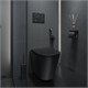 IDDIS Унитаз подвесной Calipso, черный матовый (CALR3BMi25) CALR3BMi25 - фото 349665
